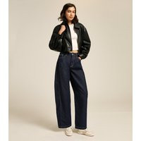 Women's Navy Balloon Leg Denim Jeans New Look | New Look (UK)
