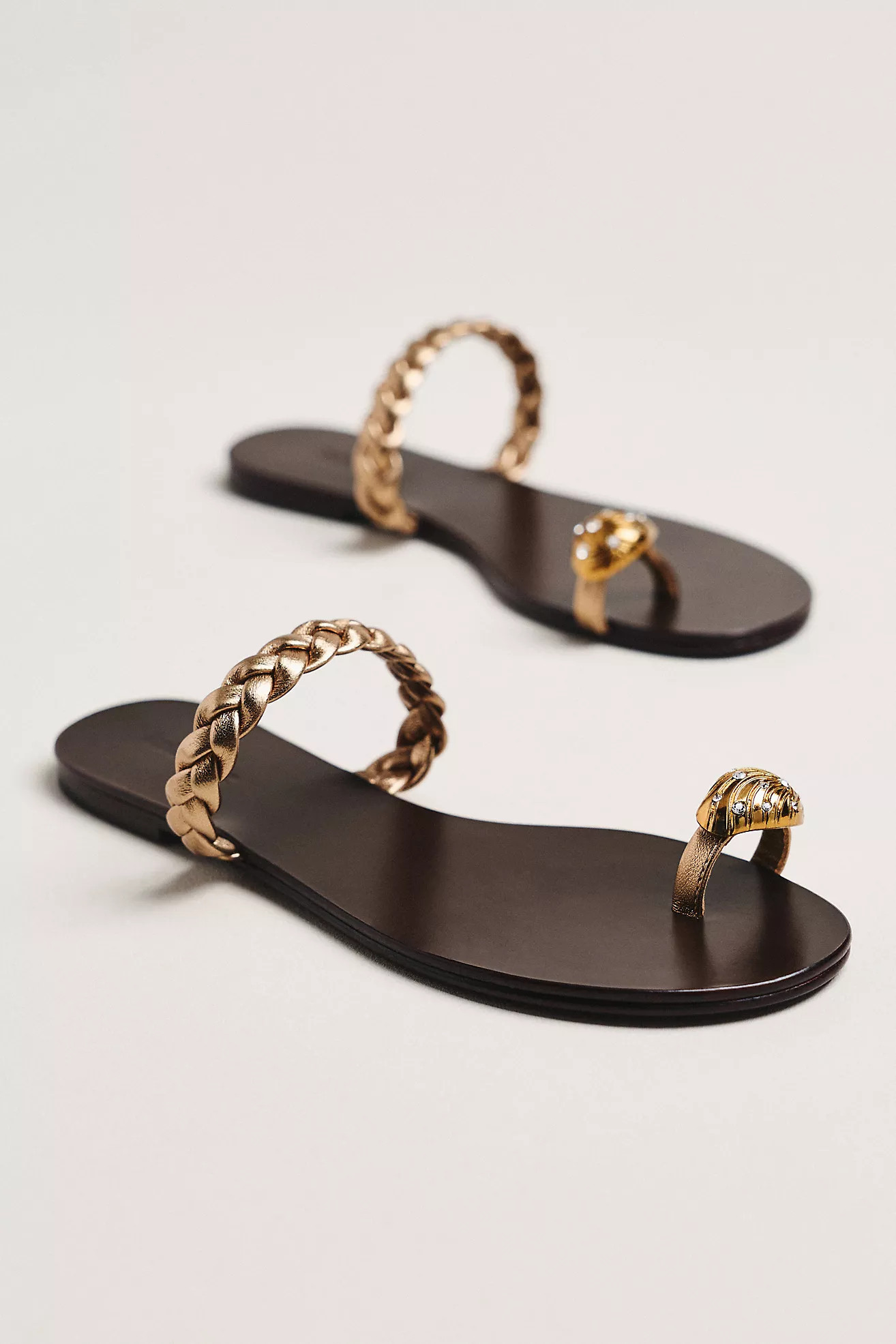 Lola Cruz Mona Toe-Ring Sandals | Anthropologie (US)