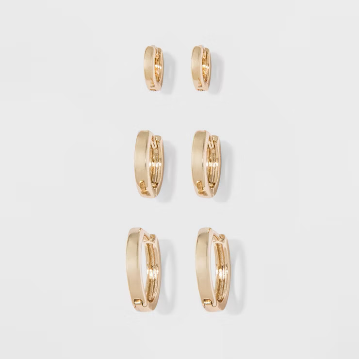 Small Hoop Earrings - A New Day™ | Target