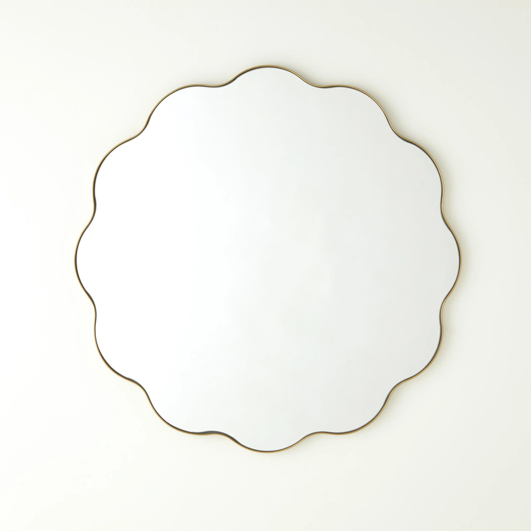 Iron Wavy Wall Mirror | Wayfair North America