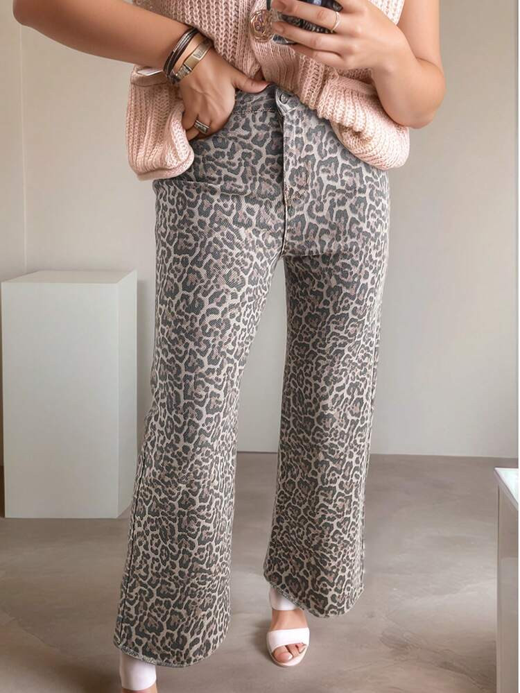 Leopard pants  | SHEIN