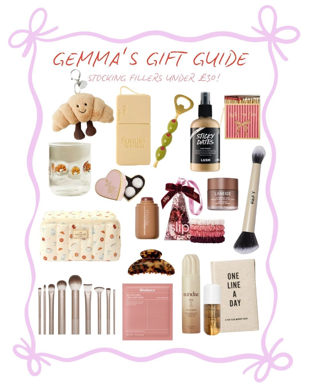 Christmas stocking filler gift ideas under £30 🎁✨ These would be perfect for your best friend, secret Santa, sister, cousin or even a to me, from me gift. 

#LTKfestive #LTKgiftguide