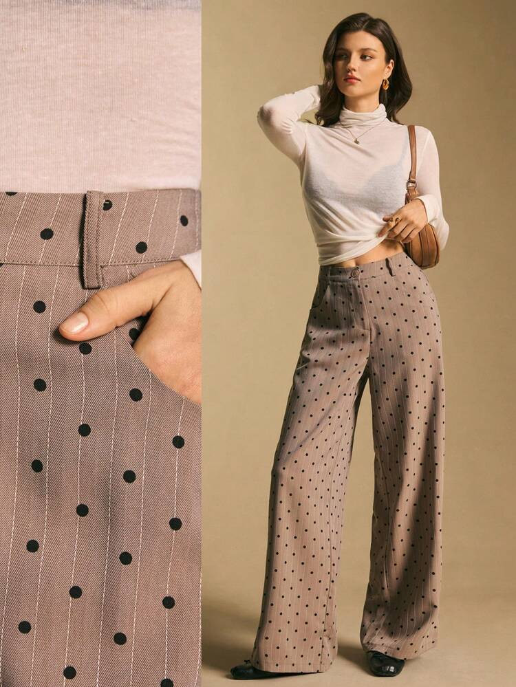 Polka Dot pants  | SHEIN