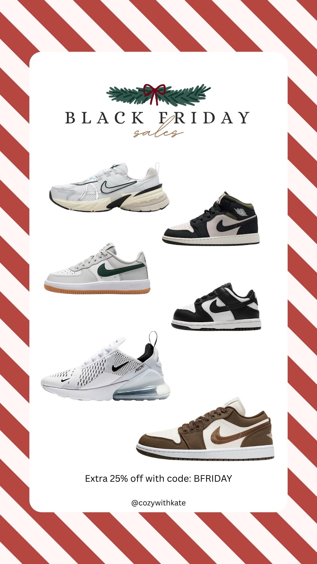 Extra 25% off at Nike with code: BFRIDAY 

#LTKGiftGuide #LTKfitnessgoals #LTKCyberWeek