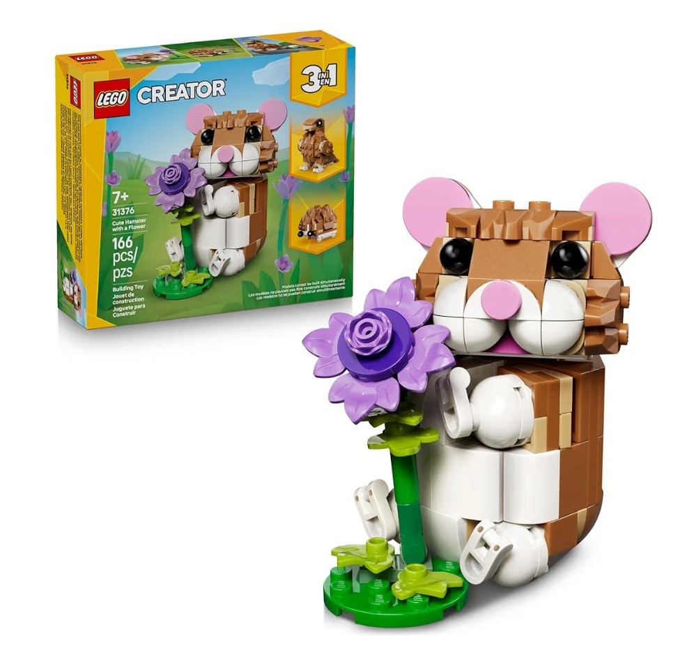 How cute is this brand new Lego set?! It’s a 3 in 1 set that can be made into this adorable hamster, an eagle or a hedgehog! So fun - it’s the #1 selling Lego set on Amazon right now, and it’s available today for $9.99 (some accounts also have an extra $0.50 Clickable Coupon available). 


#LTKSaleAlert #LTKKids #LTKSeasonal
