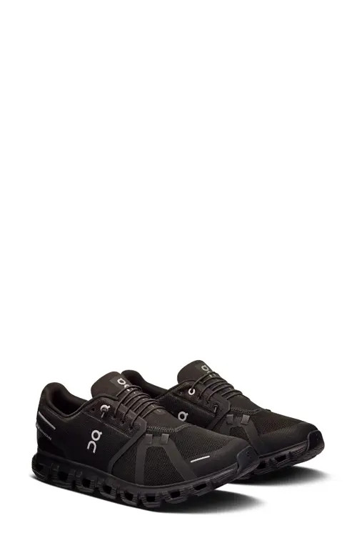 On Cloud 6 Running Sneaker in Black/Black at Nordstrom, Size 10 | Nordstrom
