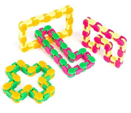 Neliblu Wacky Tracks Fidgets Snap and Click Fidget Cube Puzzles Bulk Set of 4 ADHD, Autism, Stres... | Walmart (US)