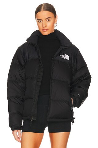 The North Face 1996 Retro Nuptse Jacket in Recycled TNF Black from Revolve.com | Revolve Clothing (Global)