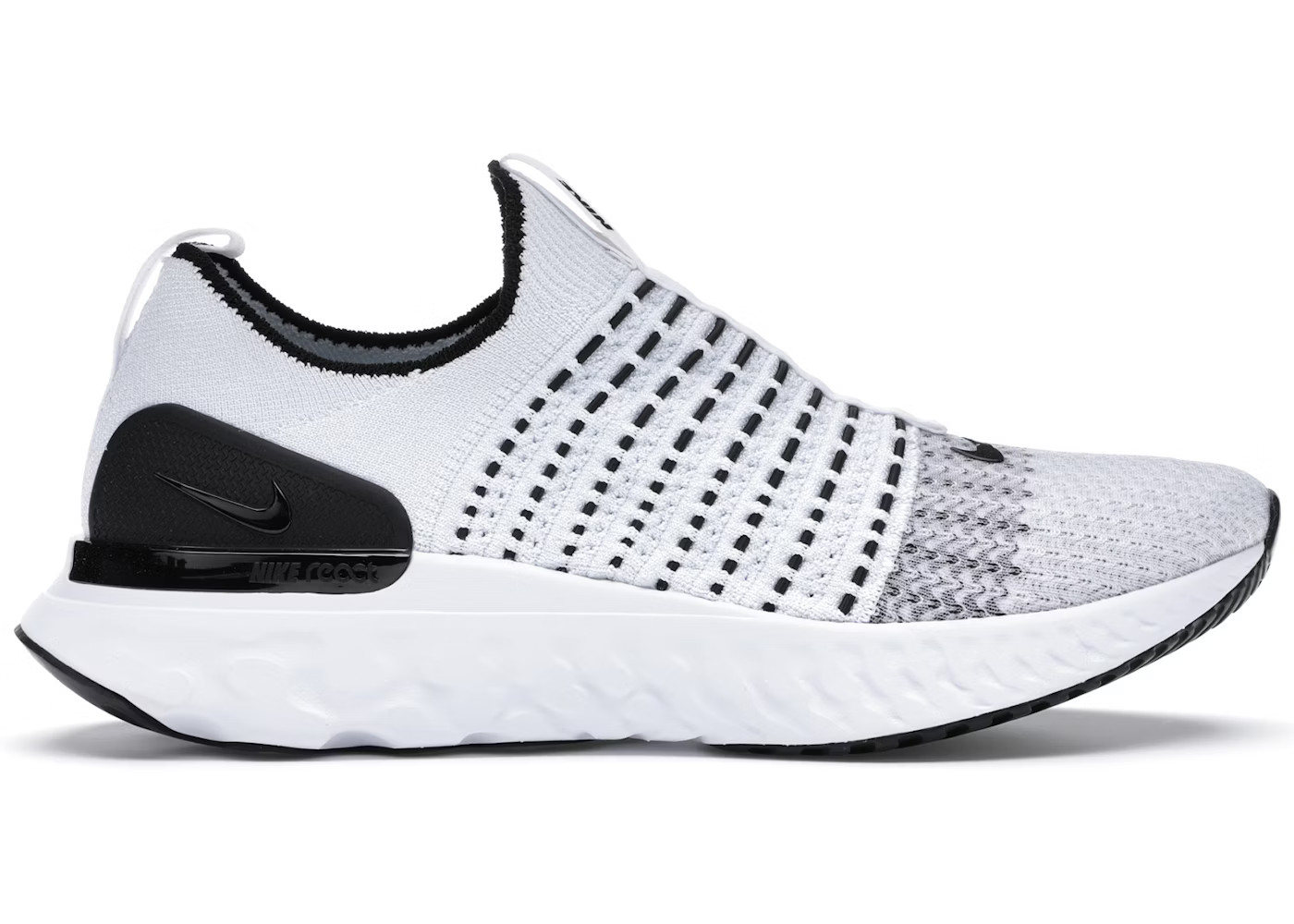 Nike React Phantom Run Flyknit 2White Black | StockX