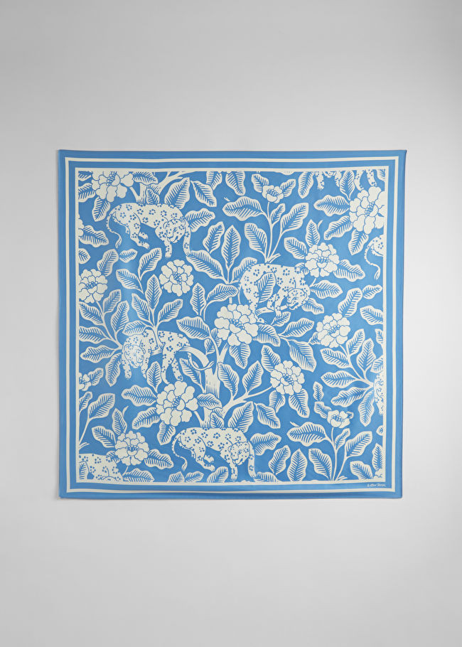 Leopard Square Scarf | & Other Stories US