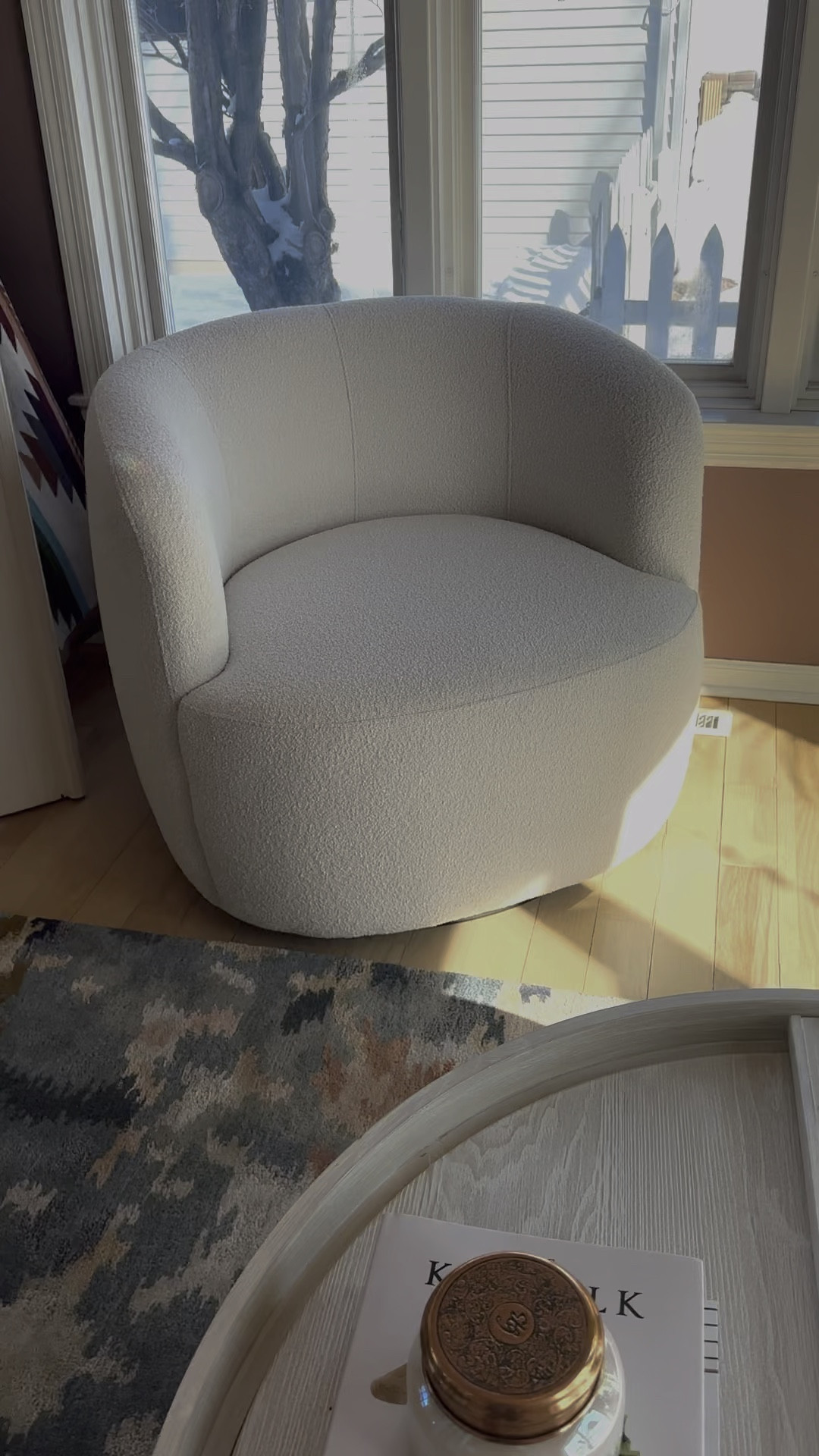 Cb2 Gwyneth Boucle chair dupe! I love the Boucle texture. 

#LTKSale #LTKunder100 #LTKhome