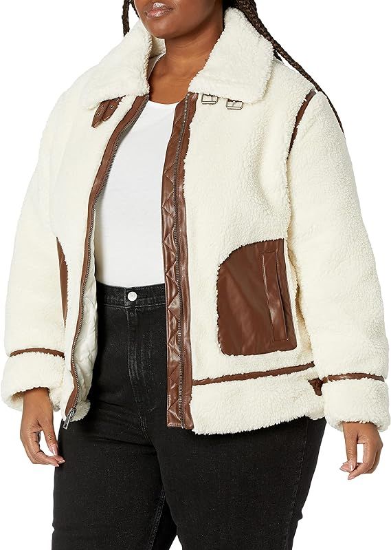 Levi's Women's Sherpa Moto Jacket (Standard & Plus Sizes) | Amazon (US)