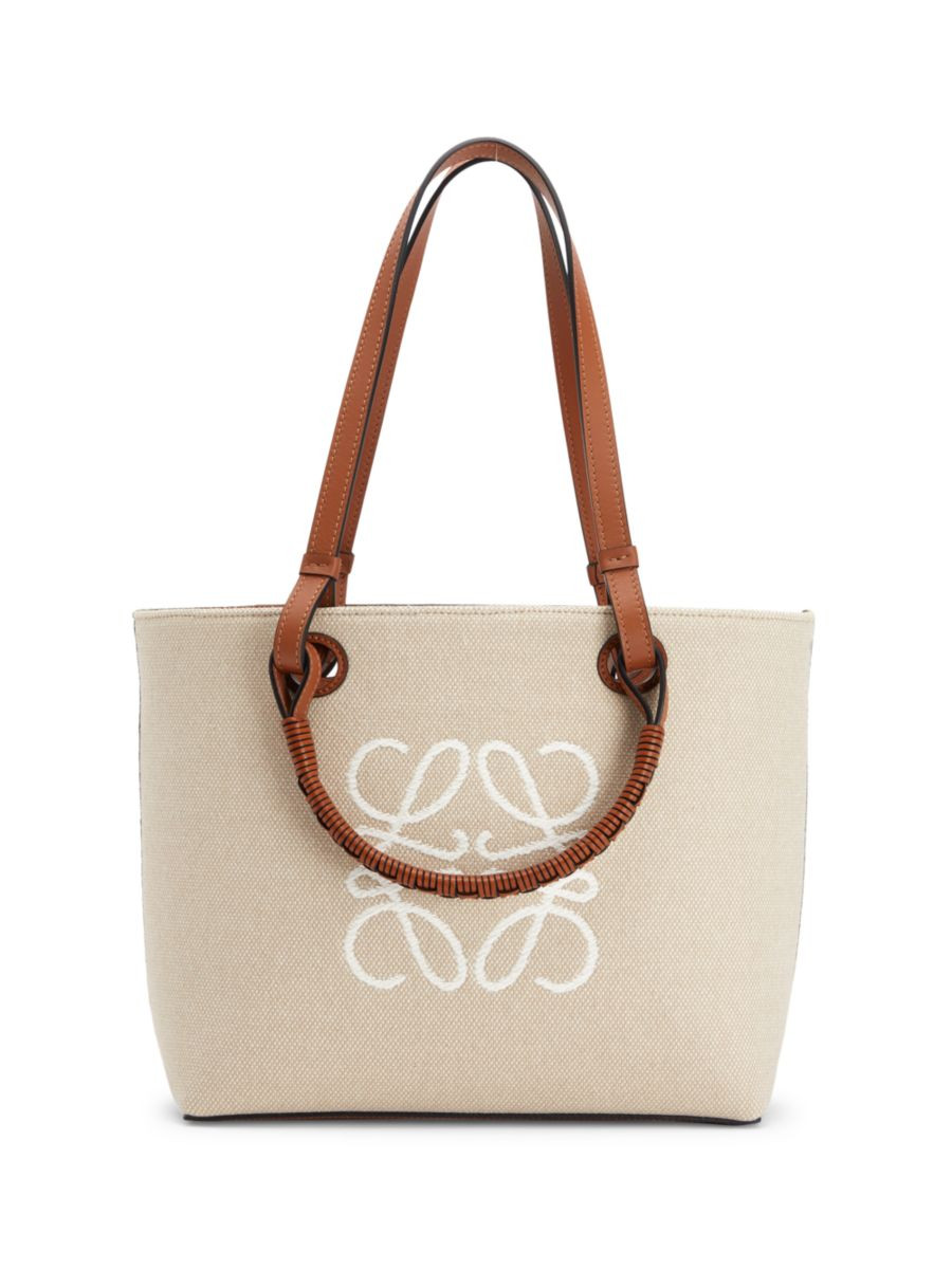 Small Anagram Canvas Tote | Saks Fifth Avenue