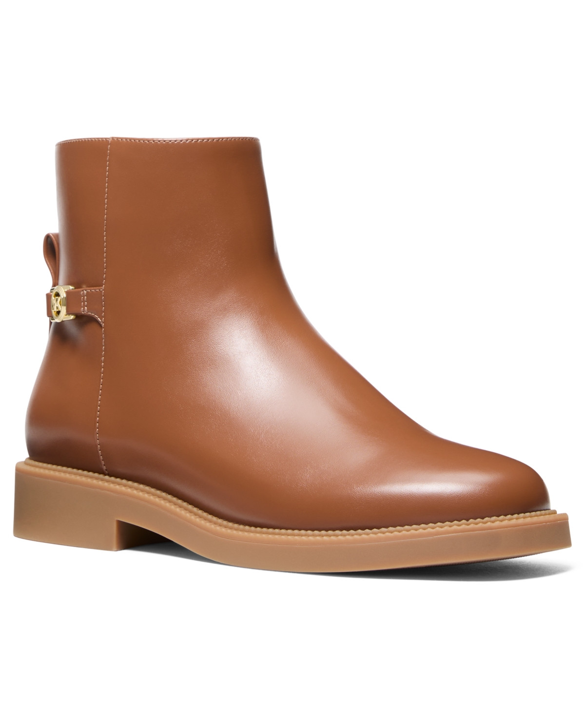 Michael Michael Kors Women's Mandy Block Heel Booties - Luggage | Macy's