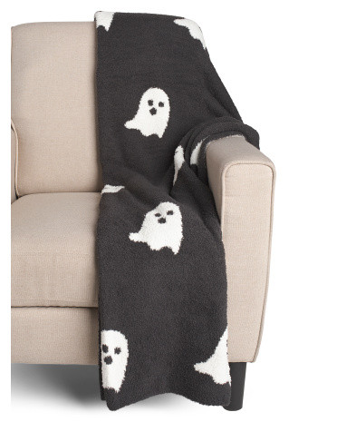 50X70 Feather Knit Ghost Throw | TJ Maxx
