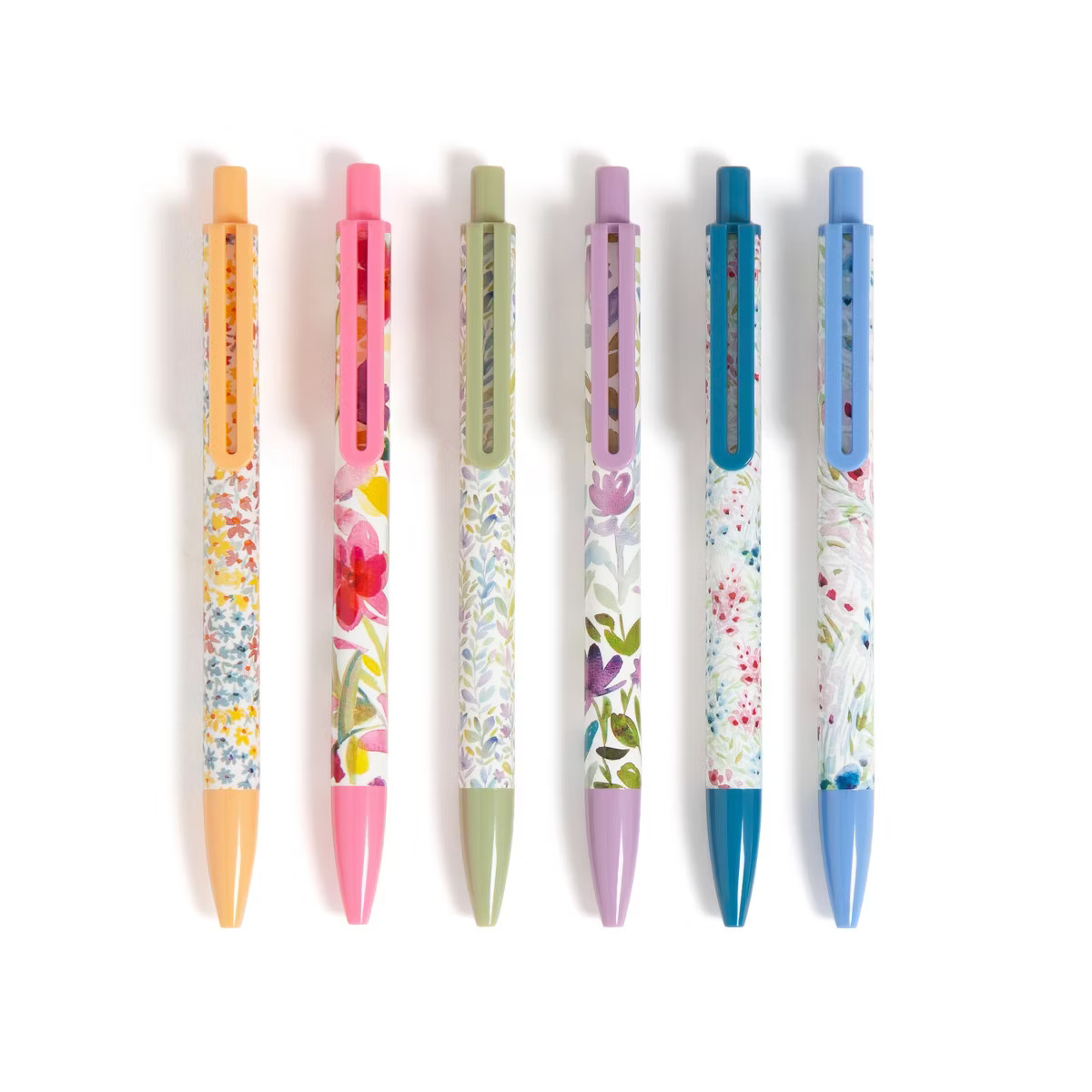 U Brands 6pk Ballpoint Pens Black Ink Laguna Bountiful Bouquet | Target