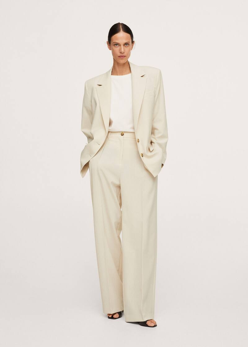 Structured wool blazer | MANGO (US)