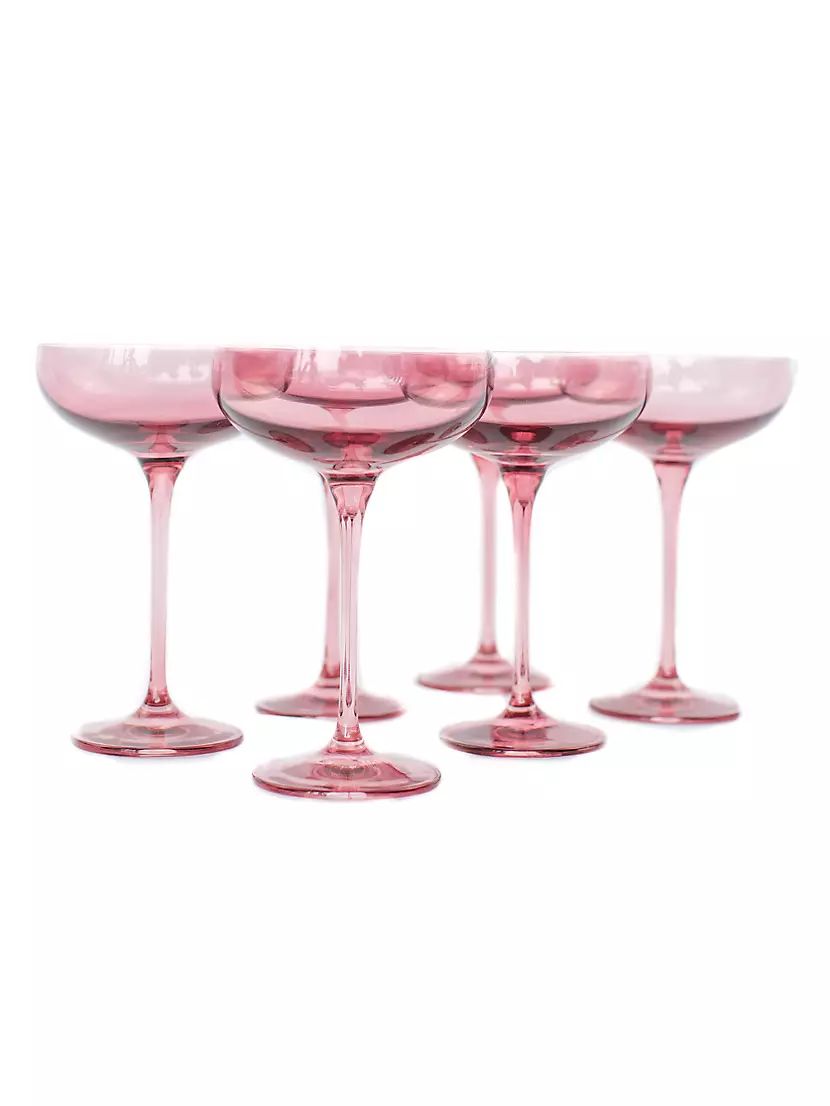 Tinted Champagne Coupes 6-Piece Set | Saks Fifth Avenue