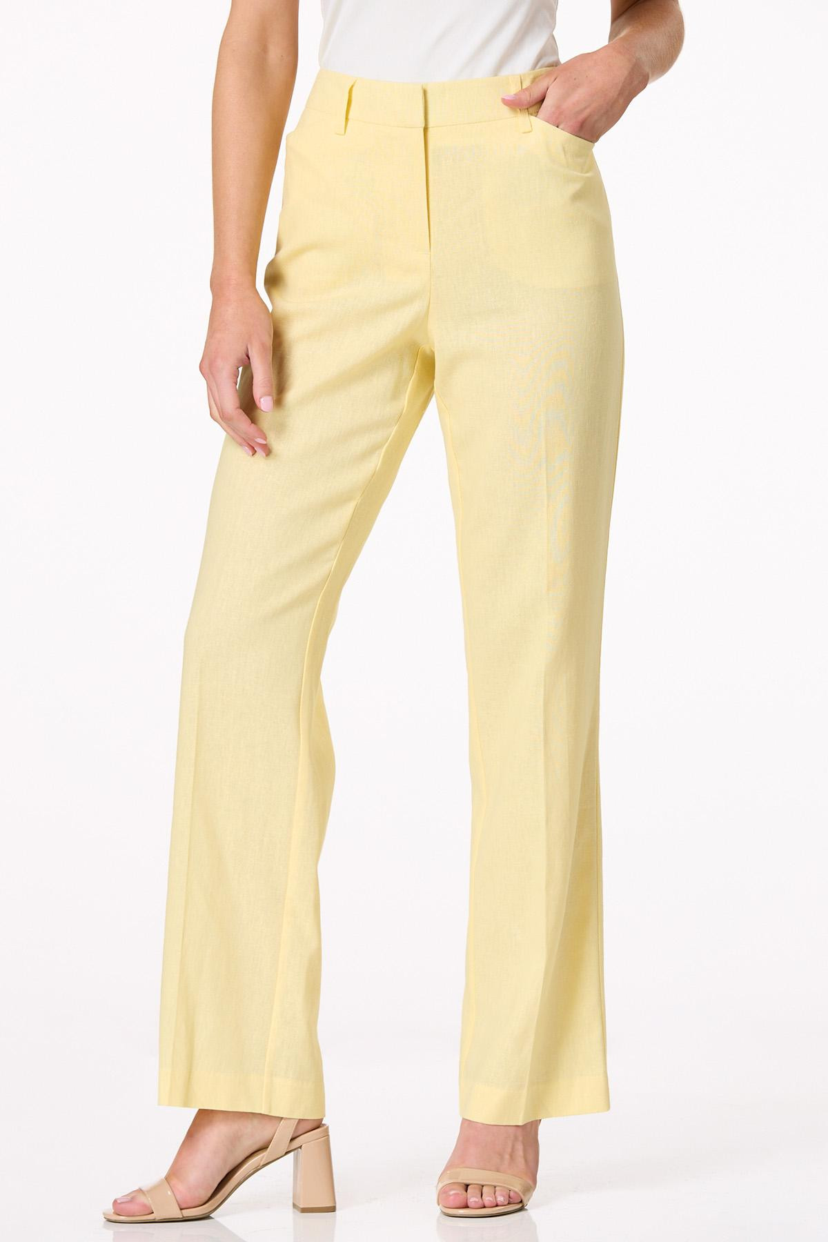 High Rise Linen Trouser Pants | Cato Fashions