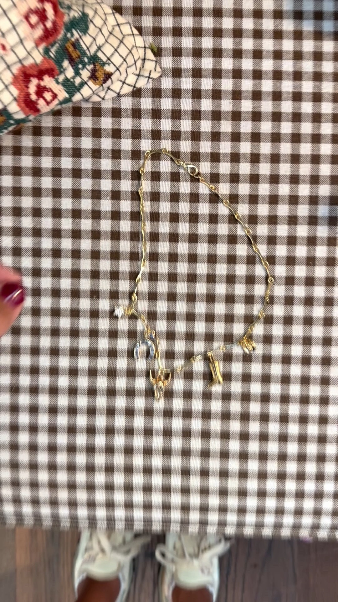 The cutest charm necklace!! My 8th grader is going to be so excited when I give it to her 😍