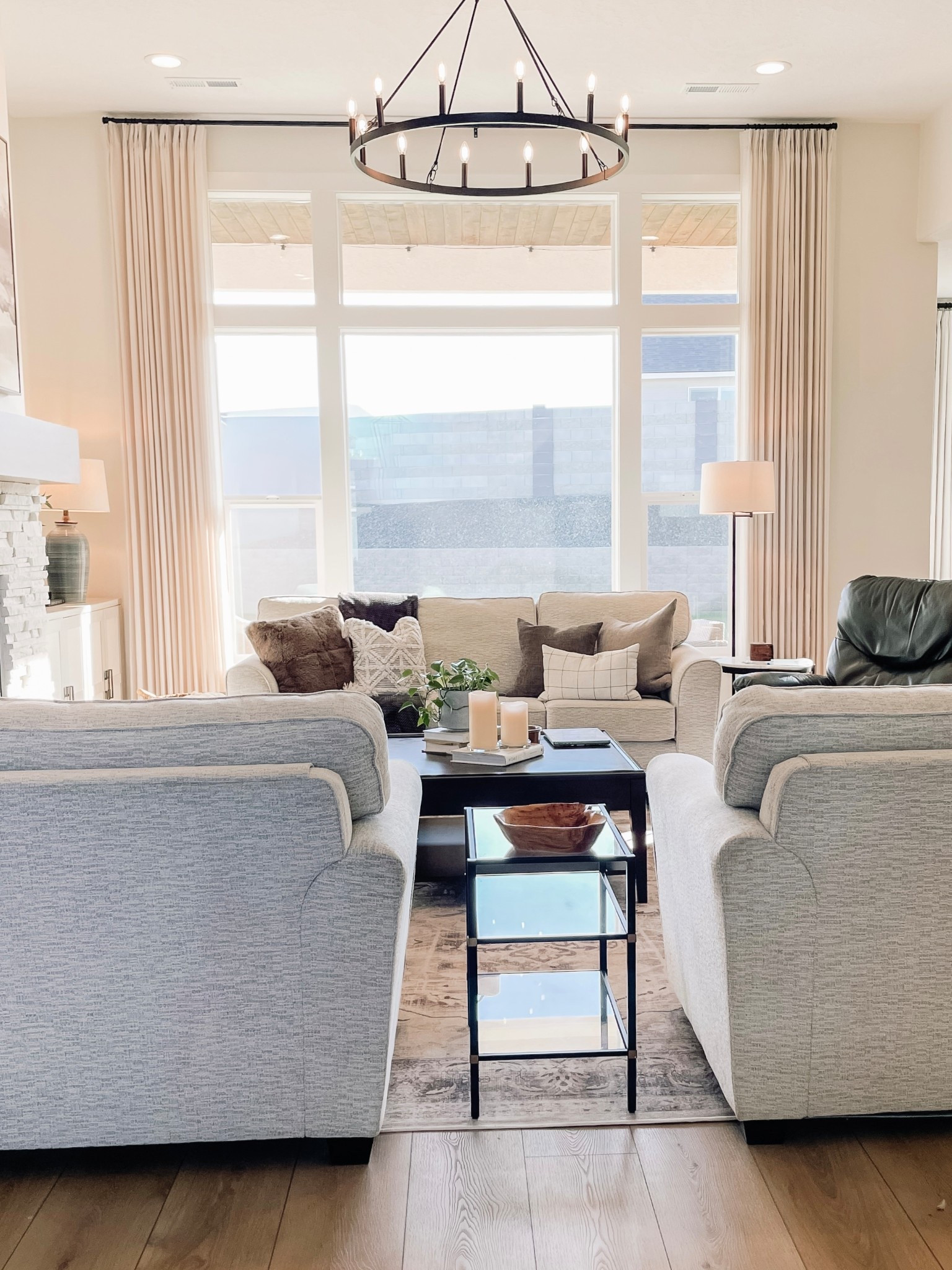 Loving my new living room curtains. I have 4 panels of the 42"x130" Color: Natural

 

 