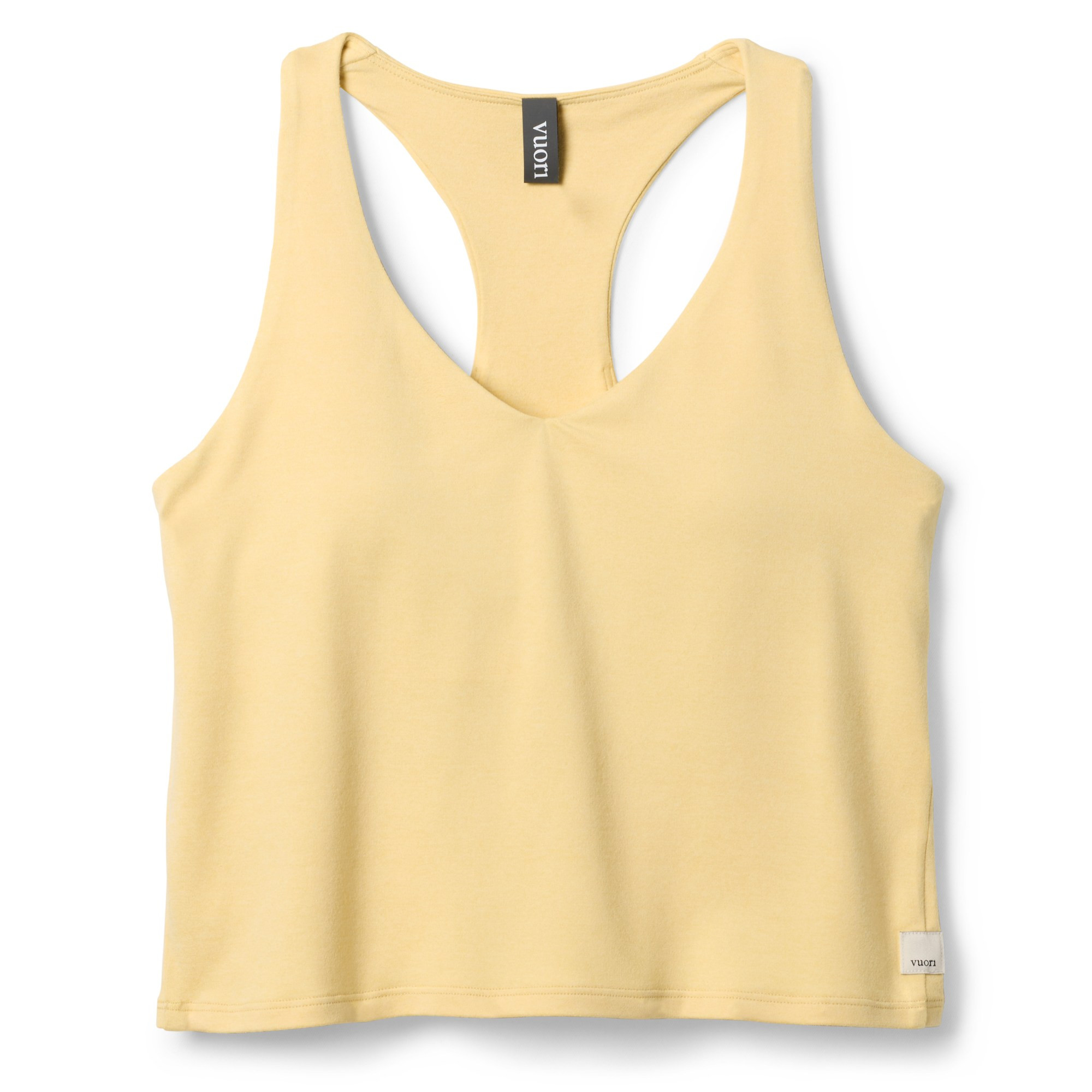 Vuori Women's Halo Performance Crop 2.0 Tank Top  Yellow S | REI