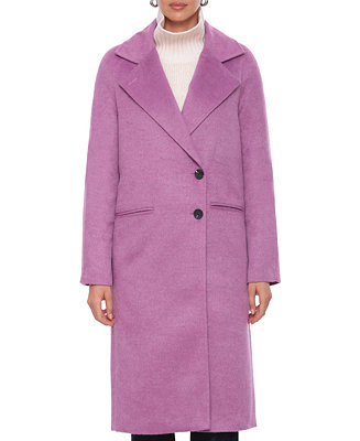 Avec Les Filles Women's Double-Breasted Walker Coat - Macy's | Macy's