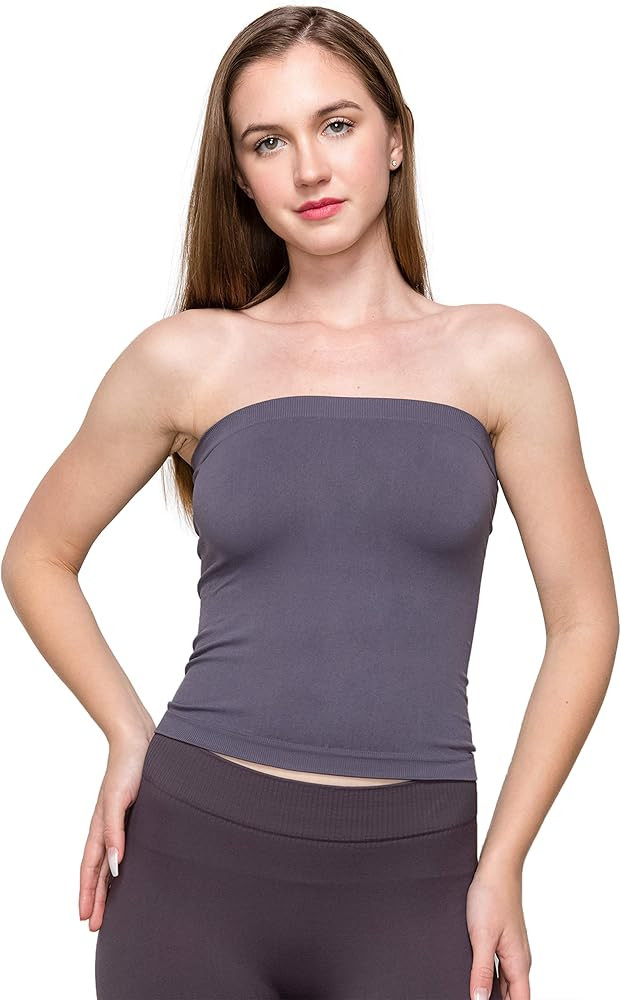 Kurve Medium Length Bandeau Bra Top - UV Protective Fabric UPF 50+ (Made with Love in The USA) | Amazon (US)