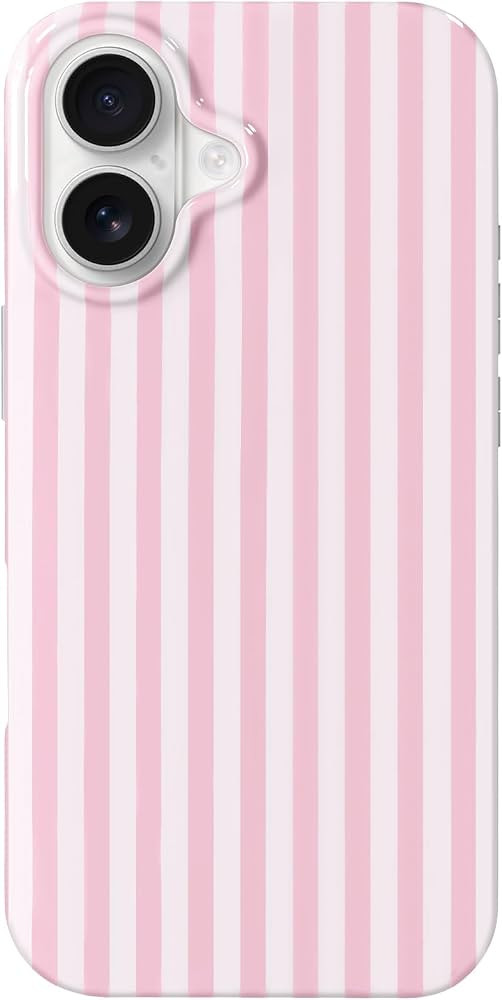 Hython for iPhone 17 Case Cute Striped Aesthetic Design Simple Stripes Cover 6.3", Thin Slim Soft... | Amazon (US)