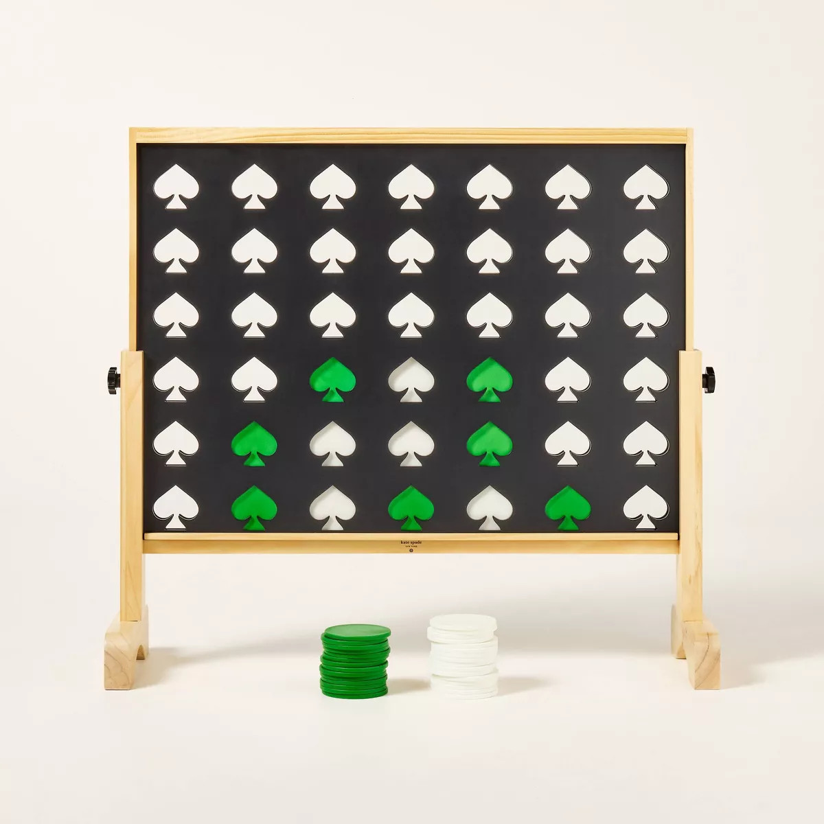 Spade Floral 4 in a Row Game Black/Cream/Green - kate spade new york x Target | Target