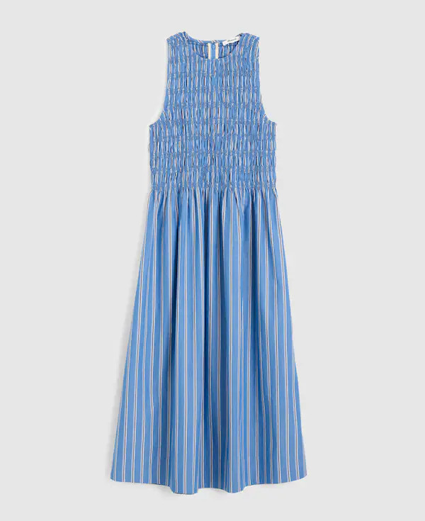 Smocked Racerback Midi Dress | Madewell