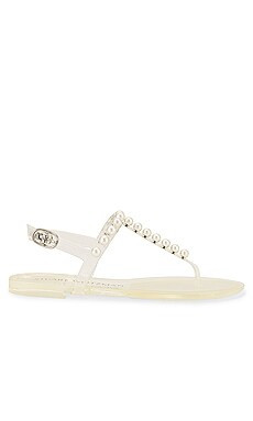 Stuart Weitzman Goldie Jelly Sandal in Clear from Revolve.com | Revolve Clothing (Global)