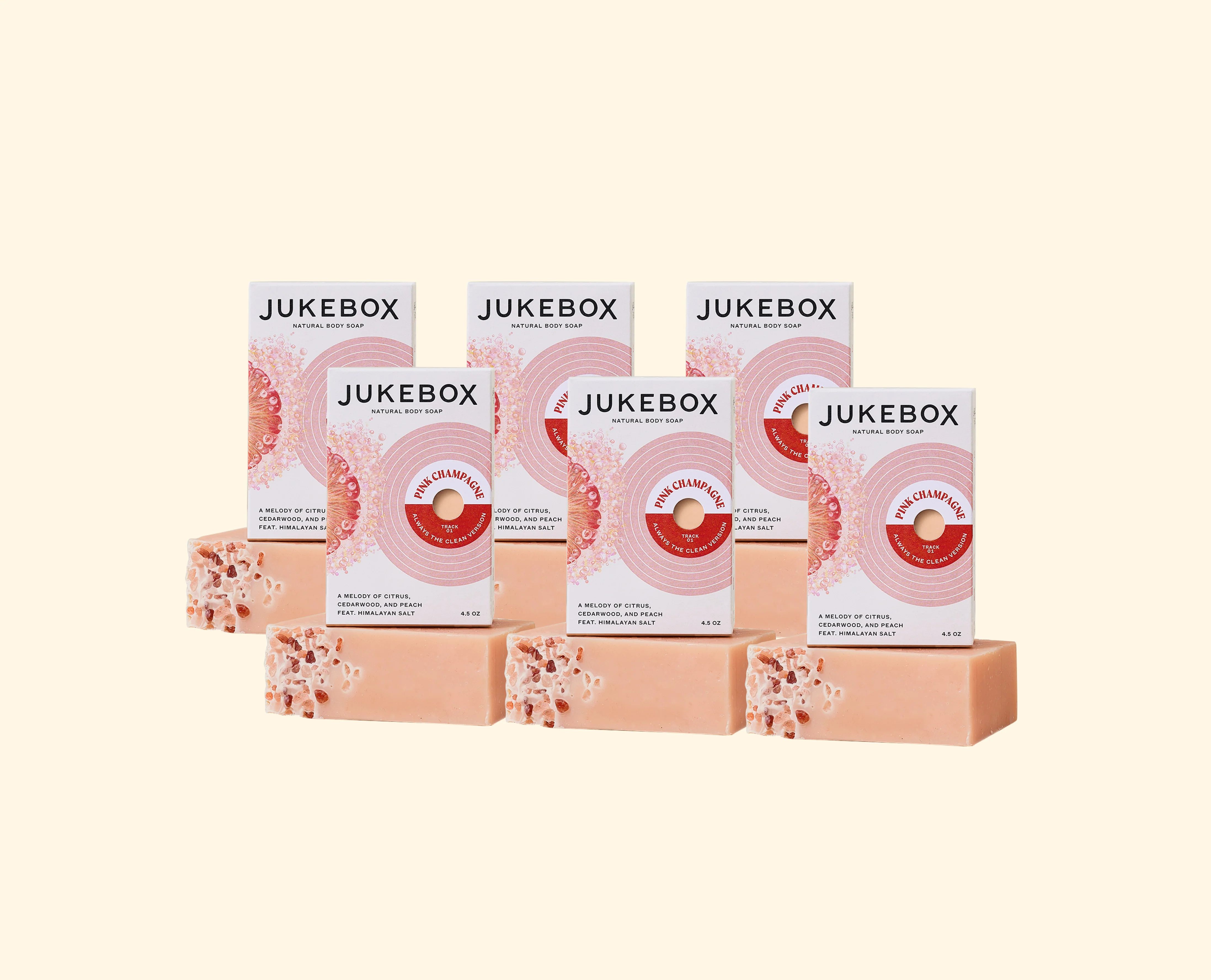 Pink Champagne Party Pack (6 Soaps) | Jukebox