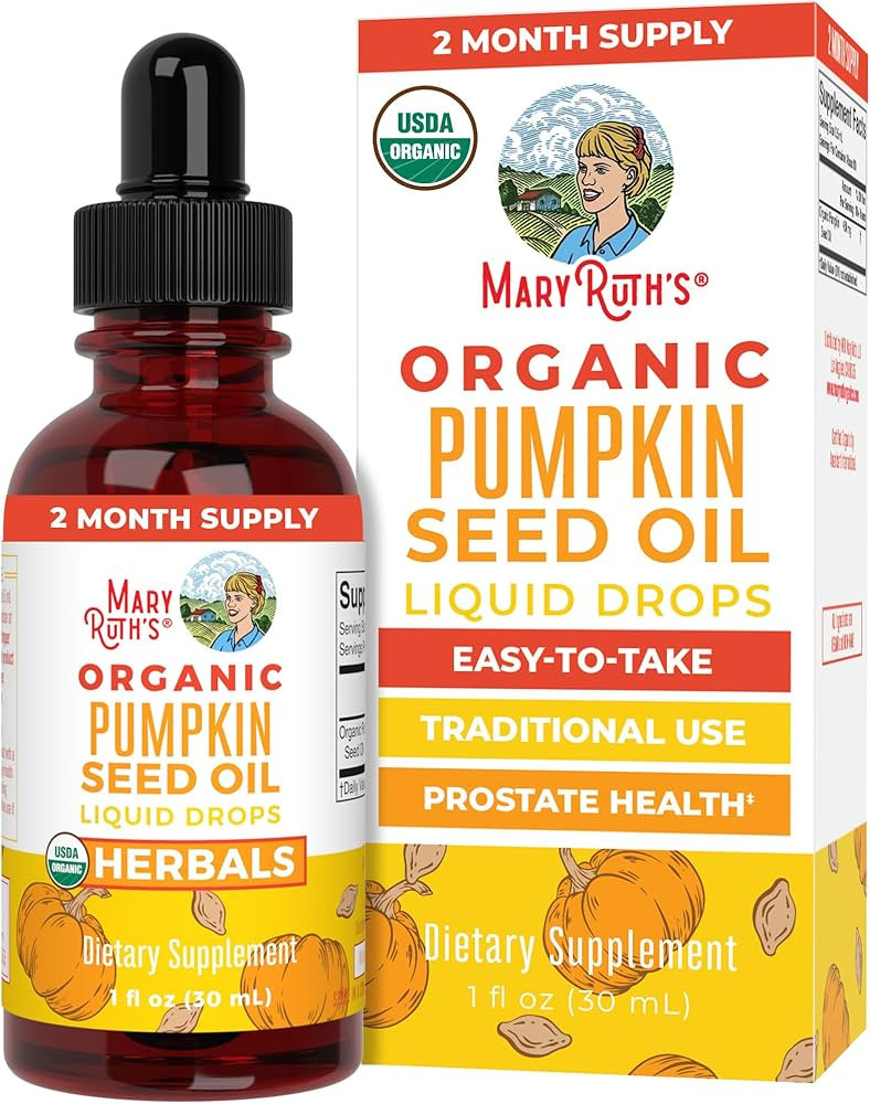 MaryRuth Organics Pumpkin Seed Oil Cold Pressed | 2 Month Supply | USDA Organic Pumpkin Seed Liqu... | Amazon (US)