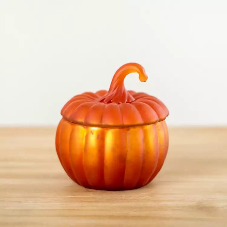 New! Fall Spice and Cream Pumpkin Jar Candle | Kirkland's Home