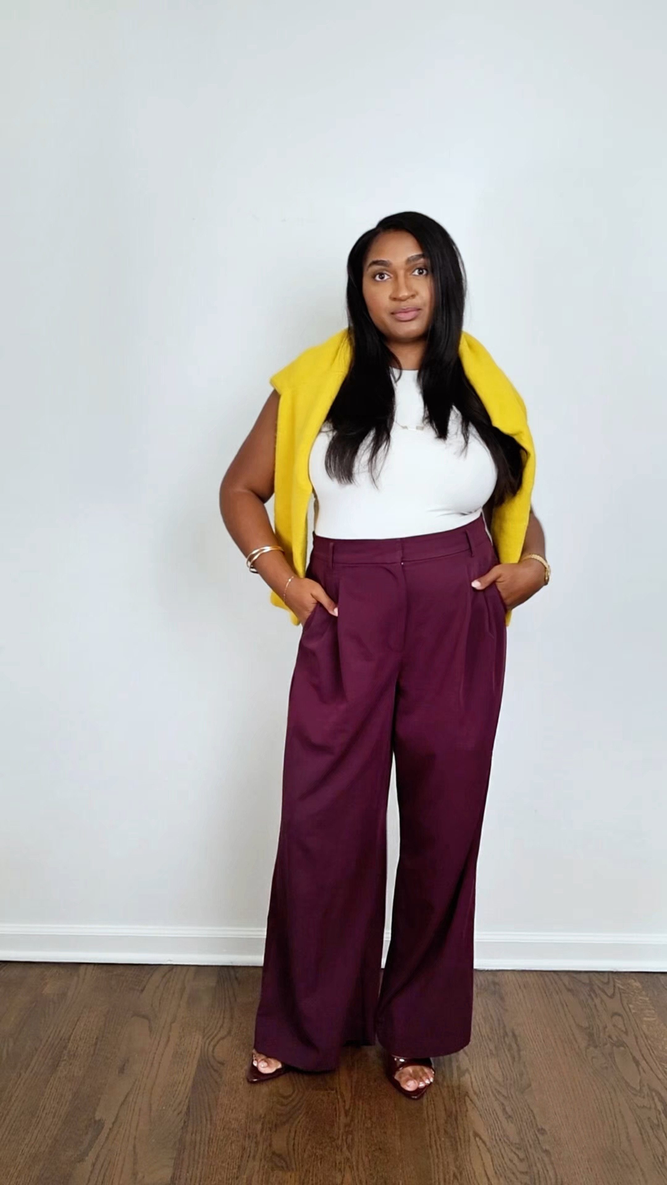 Business casual fall outfit that is perfect for work, church, and school events. Don’t sleep on a good sweater. You can use them to style your everyday pieces. 

#LTKOver40 #LTKStyleTip #LTKMidsize