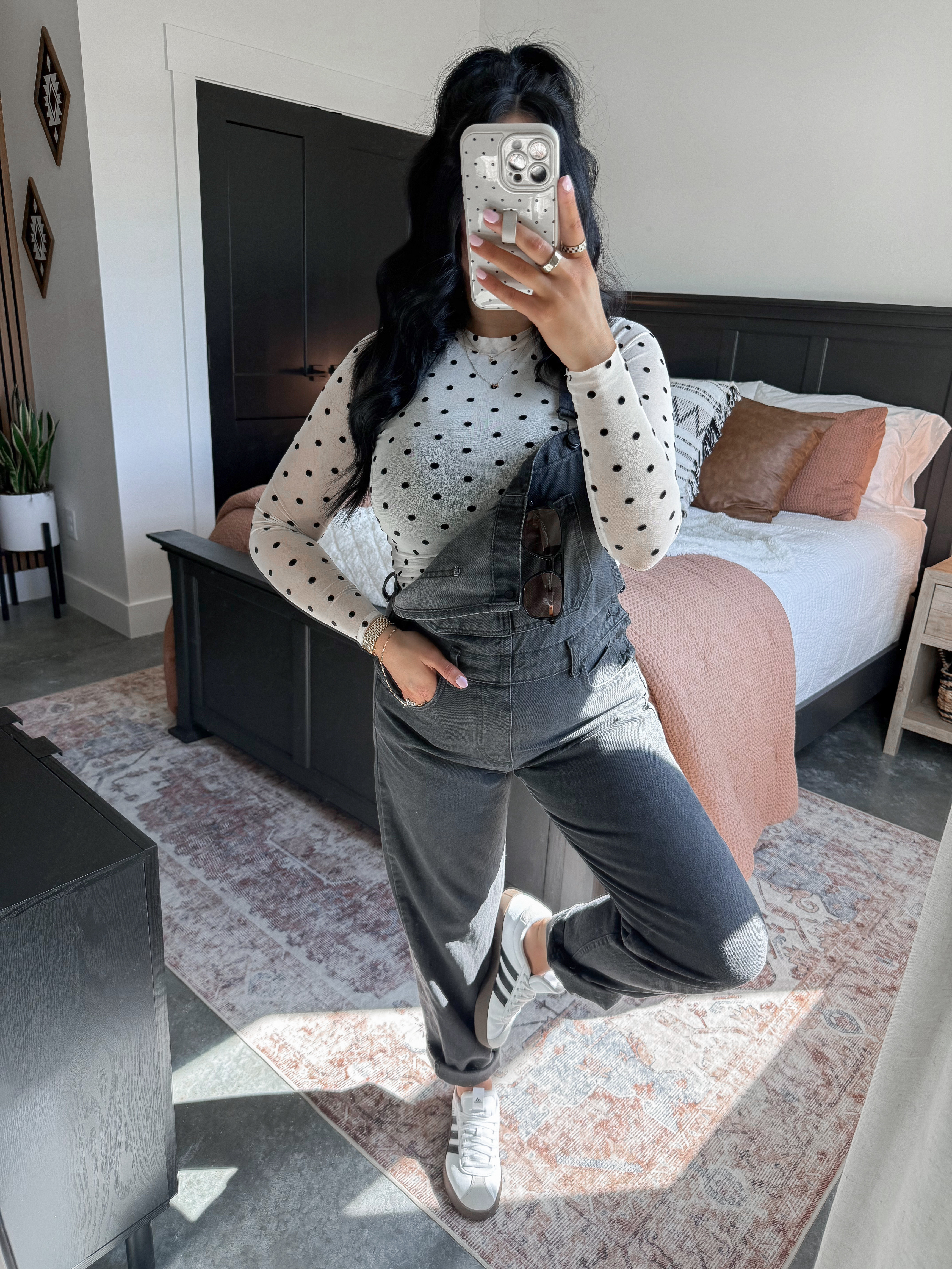 Bump Friendly Spring Transition Outfit 🖤

Overalls - small
Polka Dot Top - small
Tank Top - xs
Bralette - medium

 

 #LTKootd #LTKPetite #LTKBump