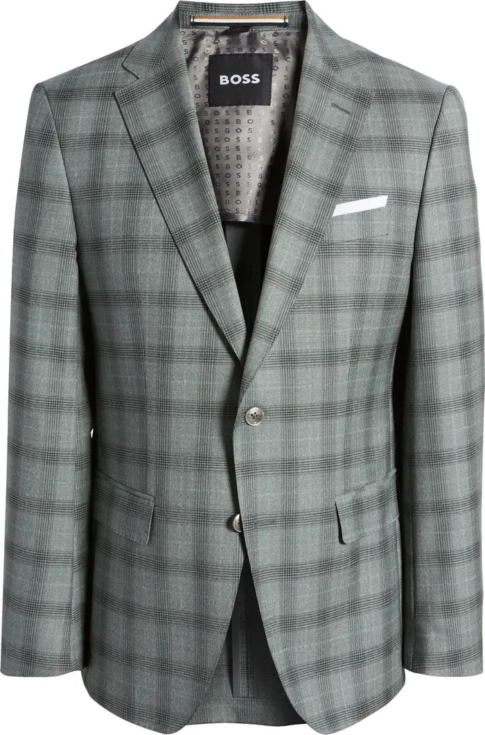 Hutson Plaid Virgin Wool Sport Coat | Nordstrom
