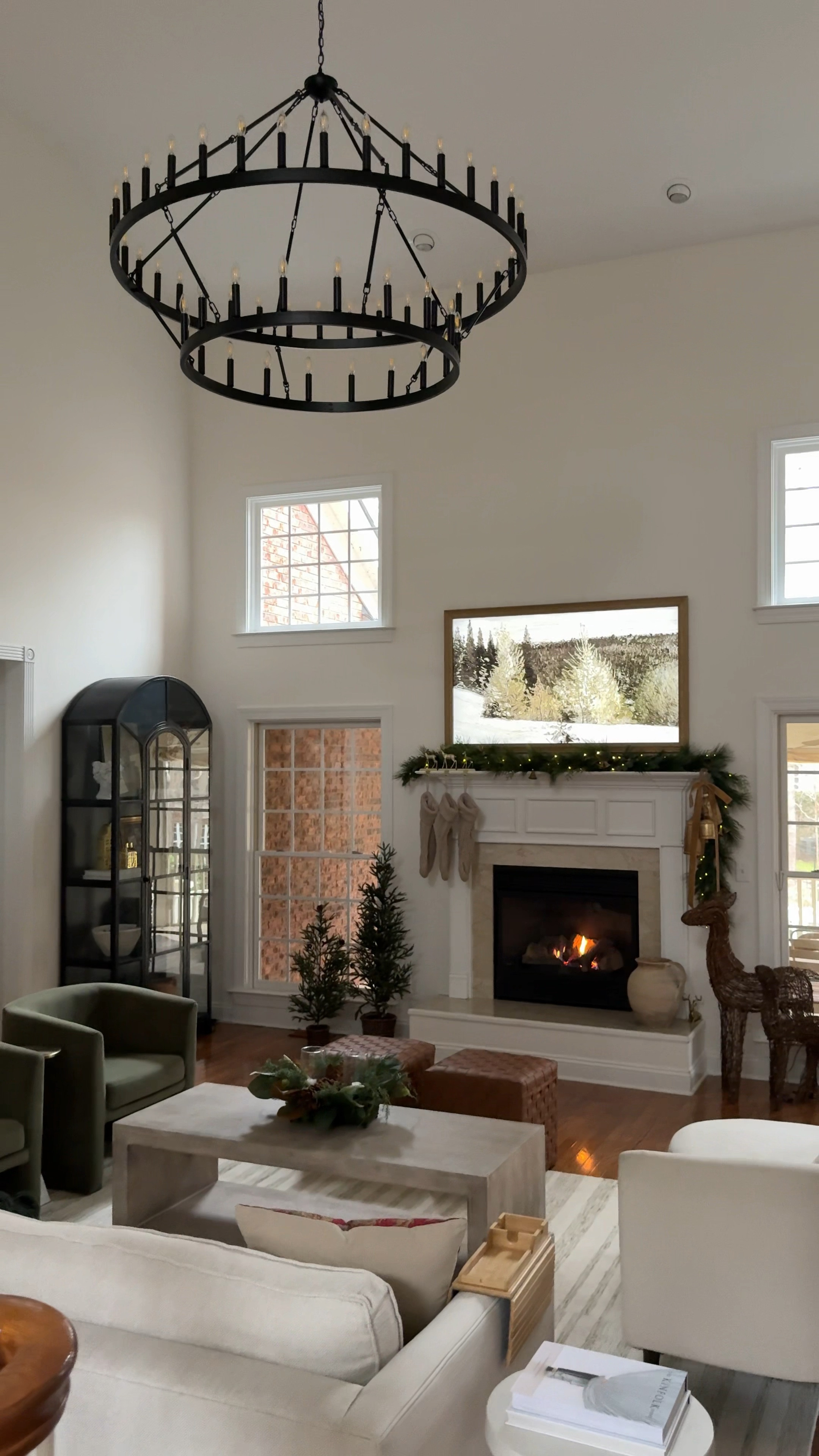 New chandelier and how we installed it!! 

#LTKHome