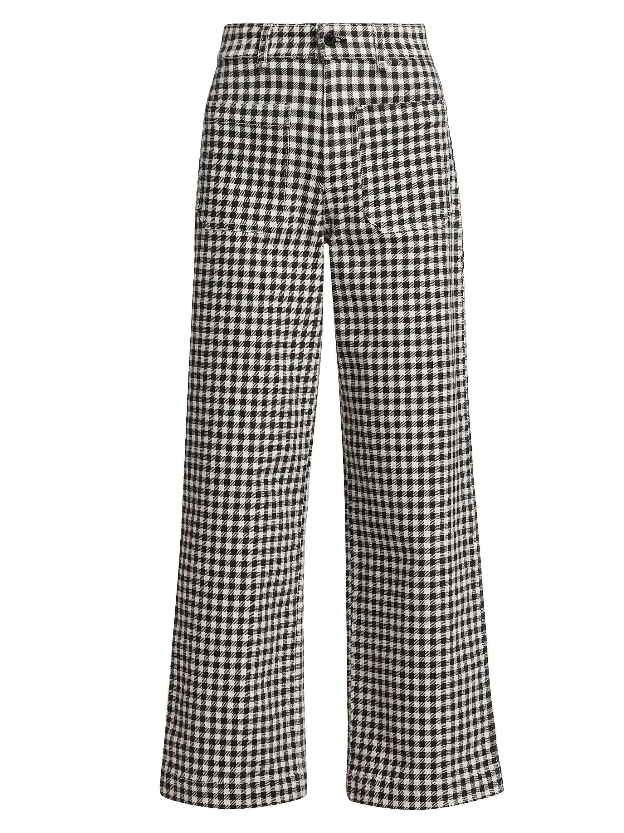 Sailor Shepherd Check Denim Pants | Saks Fifth Avenue