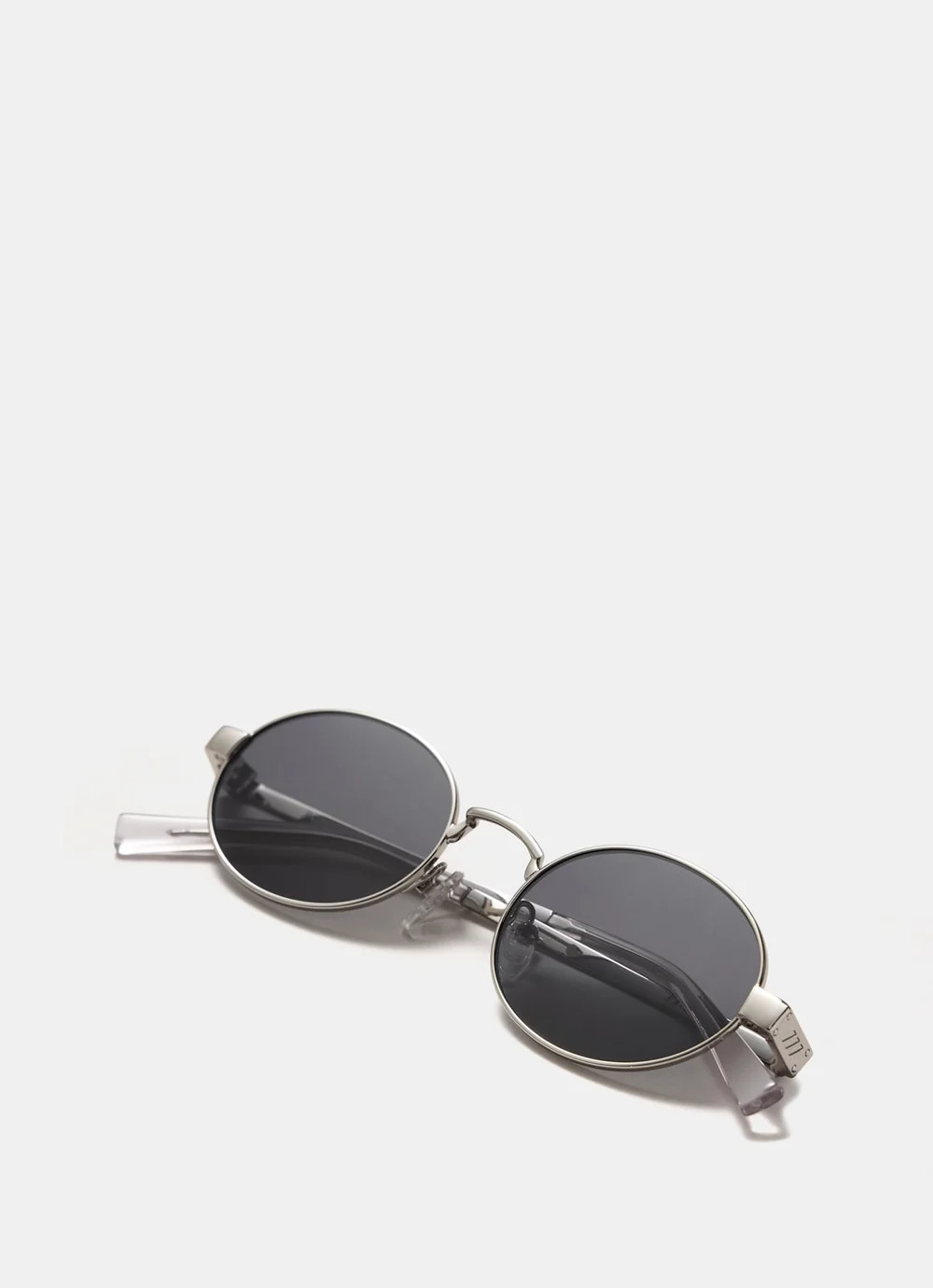Le Specs Poseidon Deux Silver Tone Metal Sunglasses | Mint Velvet