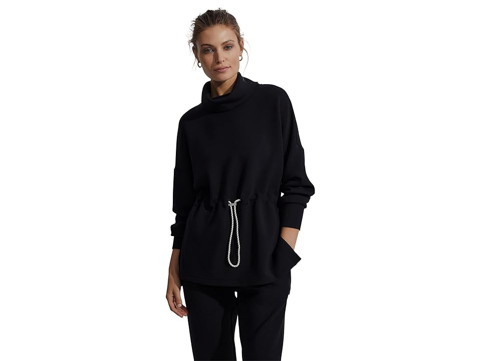 Varley Freya Sweat Women's Clothing Black : LG, Elastane/Polyester/Viscose | Zappos