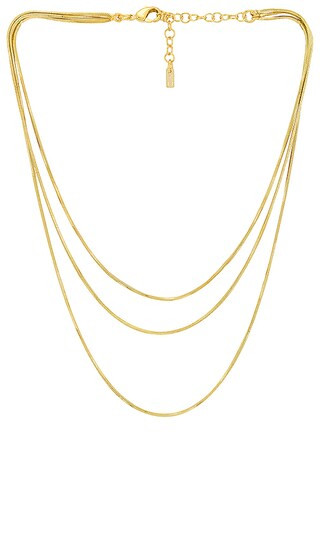 Kim Triple Choker in Gold | Revolve Clothing (Global)