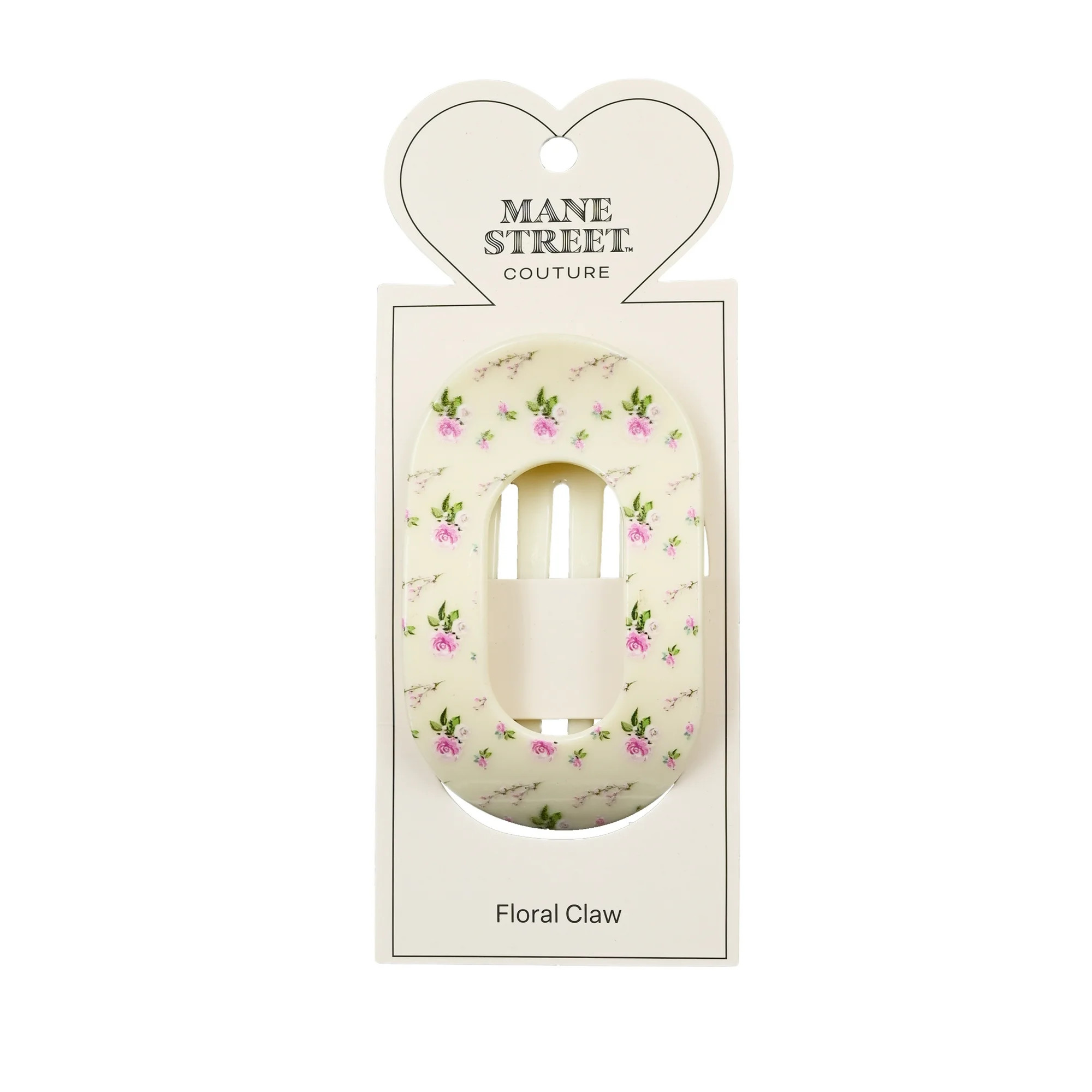 Mane Street Couture Vintage-Inspired Floral Hair Claw Clip for Women - Strong Grip and Comfortabl... | Walmart (US)