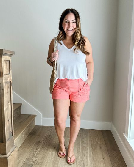 Midsize spring outfit 

Fit tips: tank tts, L // shorts size up if in-between, wearing 14

Spring  spring outfit  midsize style  midsize fashion  summer outfit  shorts  Walmart fashion  the recruiter mom  

#LTKSeasonal #LTKmidsize #LTKstyletip