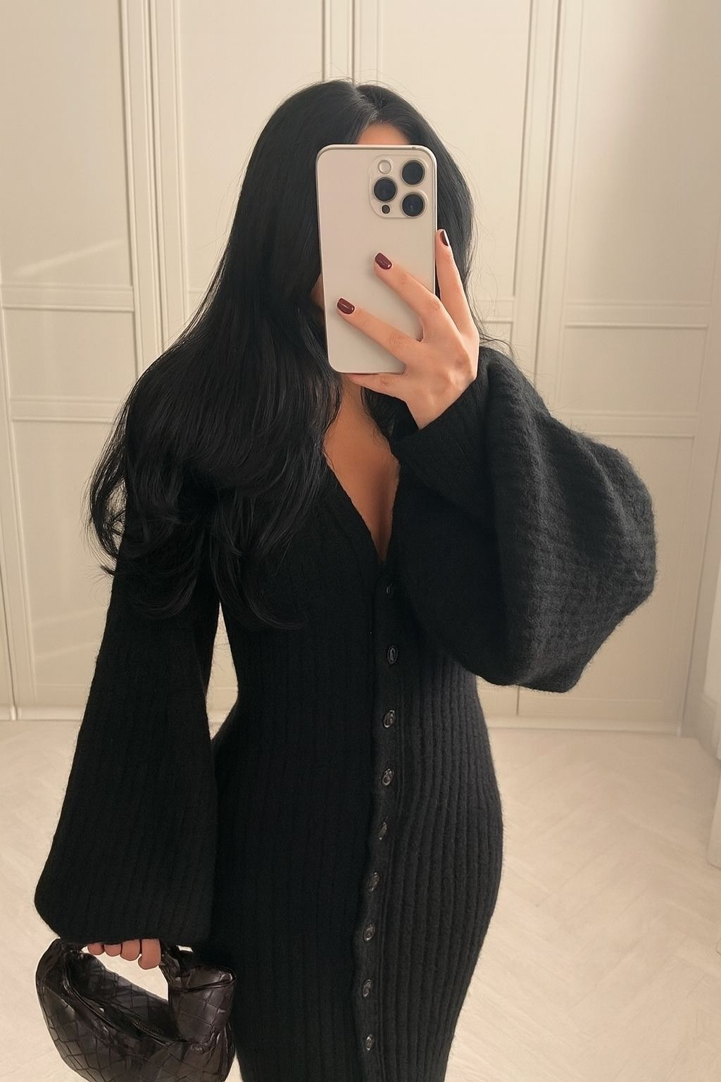 Modest church outfit knit dress winter fashion women over 40 30 moms style handbag mini bag *not my pic 

#LTKSaleAlert #LTKOver40 #LTKPetite