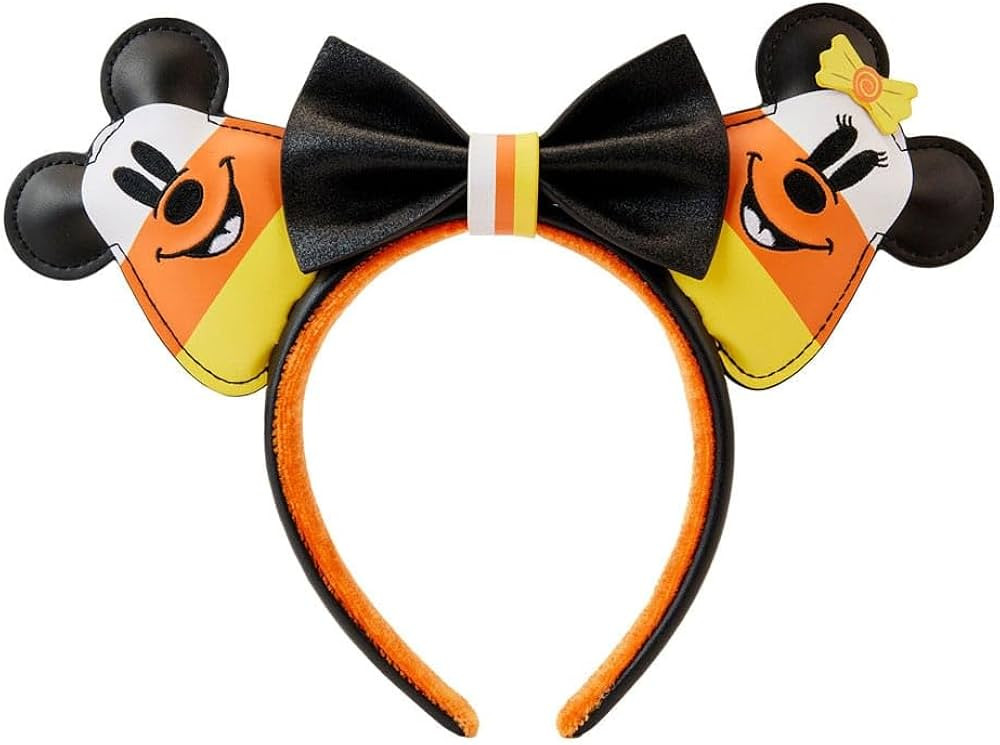 Loungefly Disney Mickey and Minnie Mouse Candy Corn Ear Headband, One Sixe | Amazon (US)