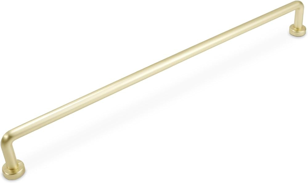BUKOBYHE 6 Pack 10Inch Kitchen Cabinet Handles Brushed Brass Cabinet Pulls Gold Drawer Pulls Soli... | Amazon (US)