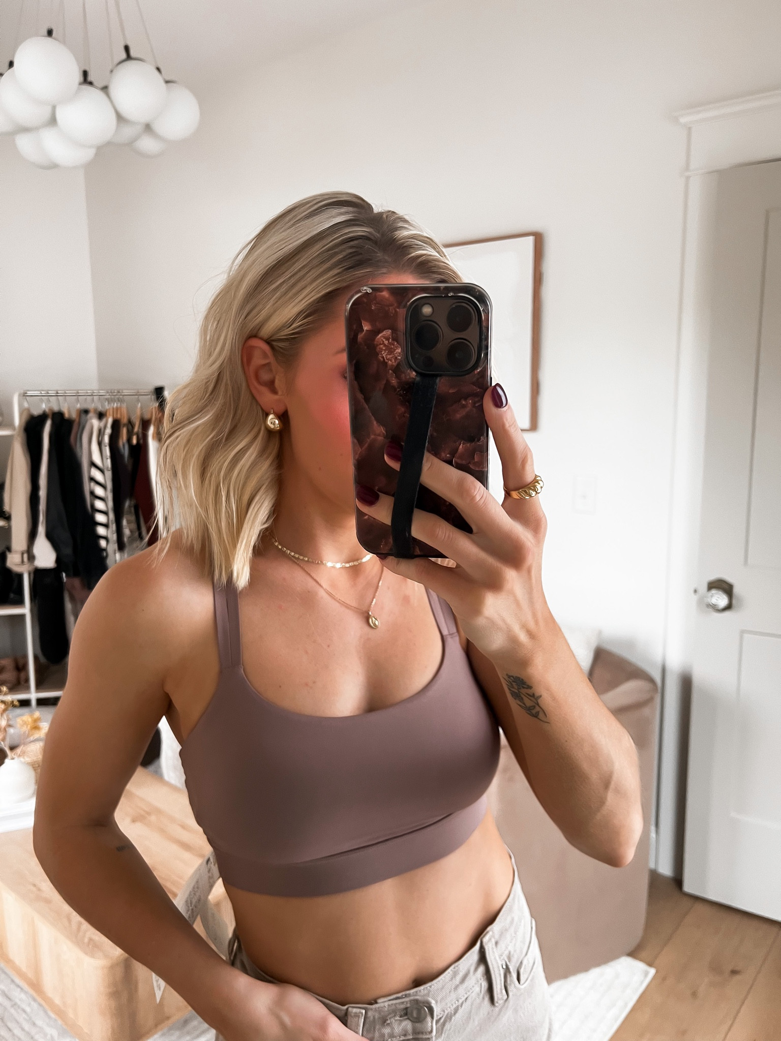 Comfy everyday sports bra 

#LTKfitness #LTKSeasonal #LTKfindsunder50