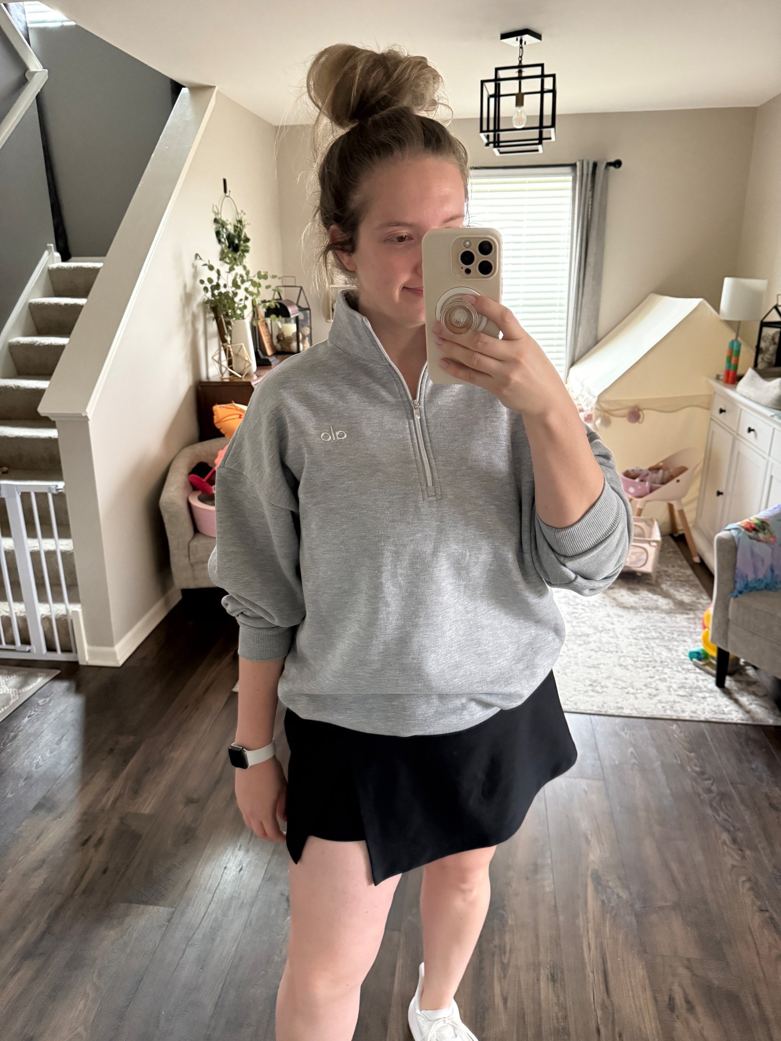 Finally pulled trig on the new quarter zip accolade pullover and I LOVE. It’s a slightly more polished look and for me personally, I’ll wear it a lot with non-Alo pieces as well. Today is a tennis match day and this is what I’ll be rolling up to the court in. So comfy and so stylish! When I feel my best, I play my best. 🙌🏻

#LTKStyleTip #LTKSeasonal #LTKActive